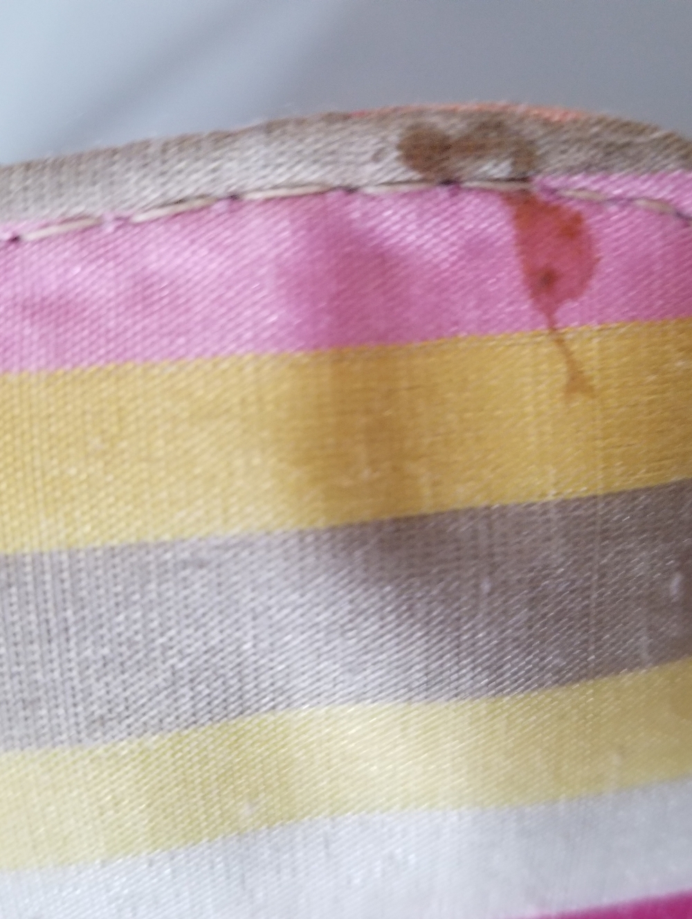 Kate Spade Vintage Y2K 90s Pink Pastel Colorful Striped Spring Summer handbag - Picture 5 of 16